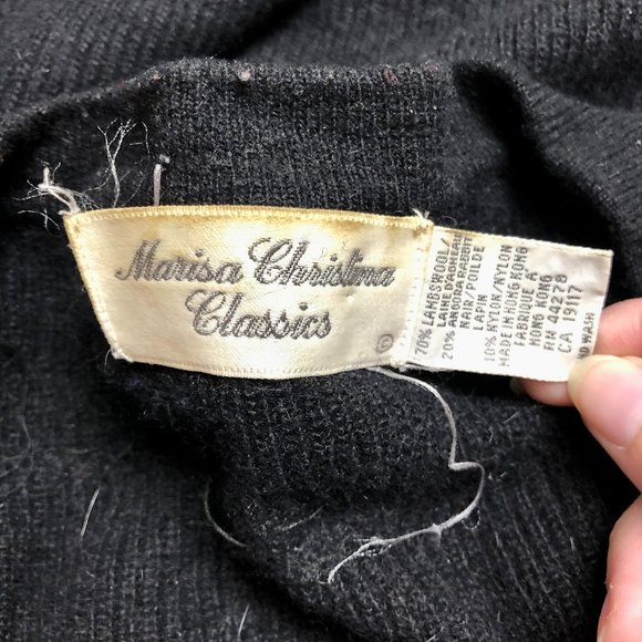 Stunning 80s Vintage Beaded Cardigan Sweater - Size Women's Large (L) - Picture 9 of 9